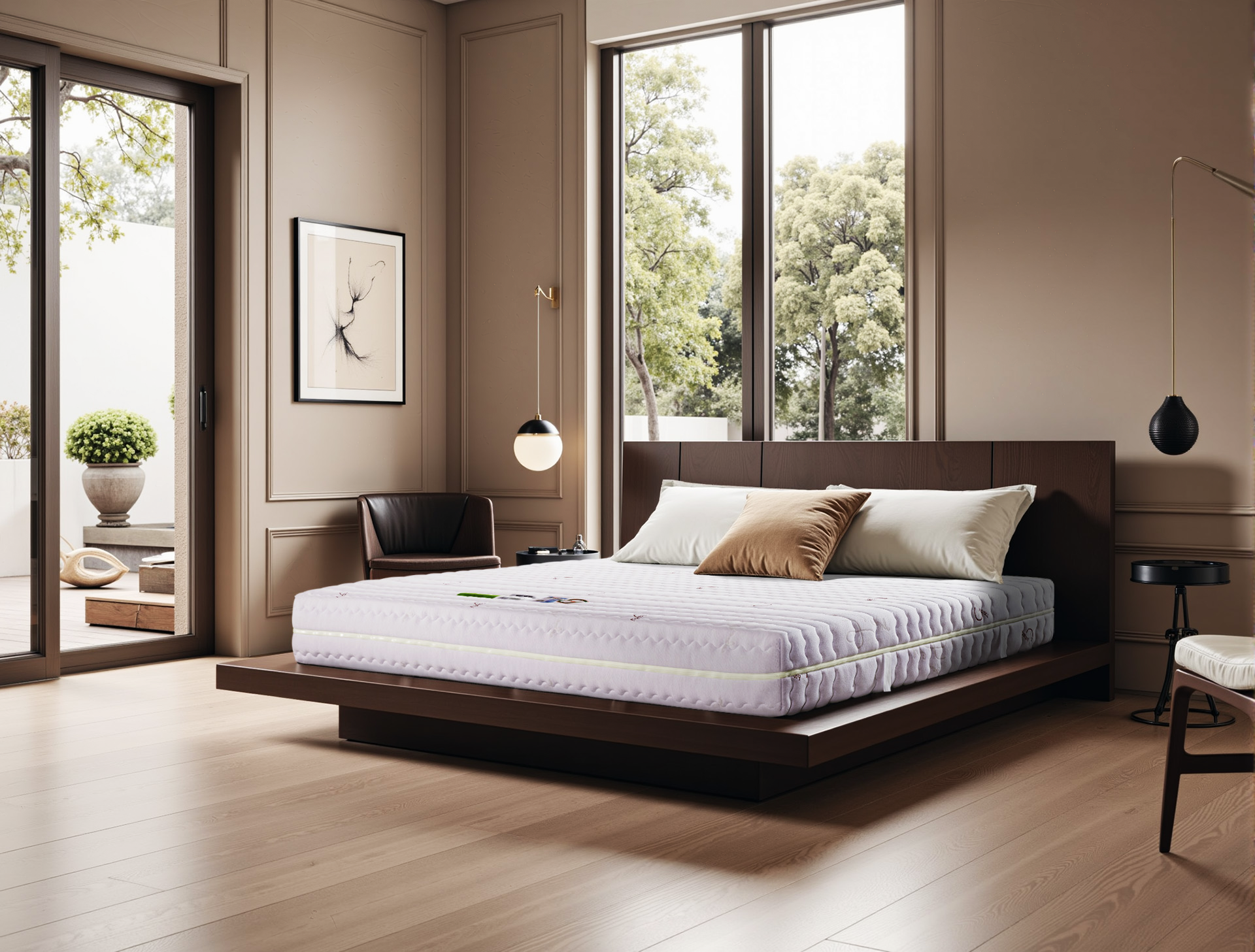 鍾愛一生築夢系列獨立筒床墊，專利環扣結構與健康材質